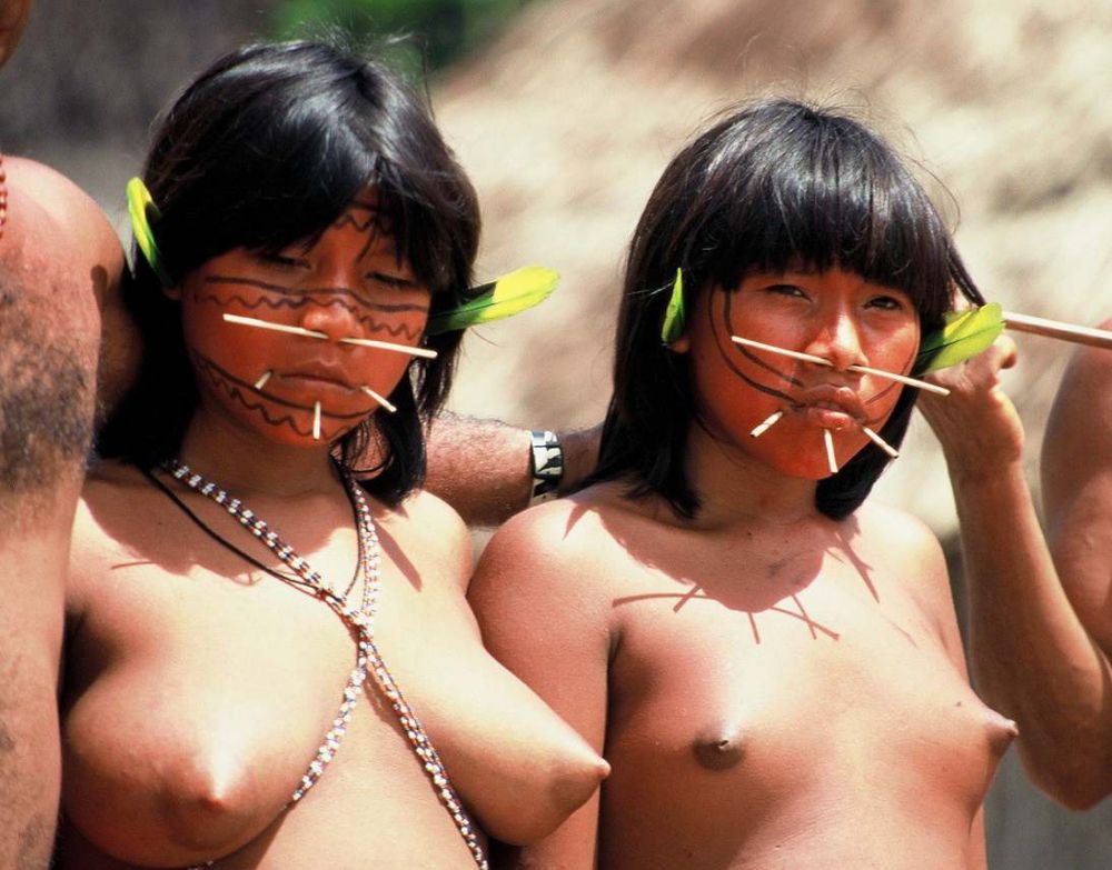 девушки голые из индейского племени